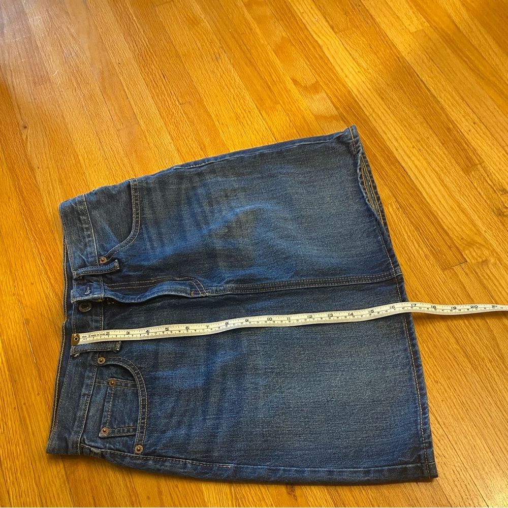 Levi's Dark Blue Mini Skirt - Picture 2 of 16